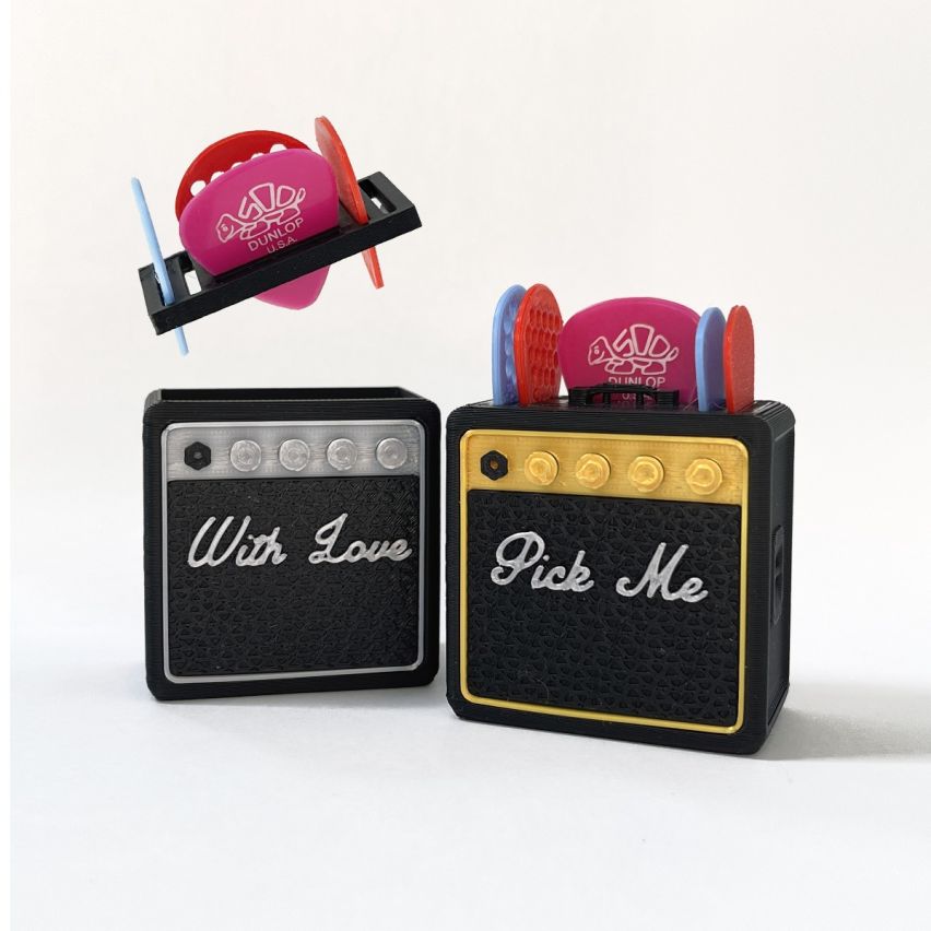 Guitar Pick Holder (Marshall Guitar Amp Style)